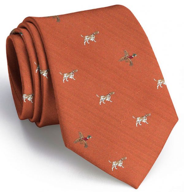 Pointer Club Tie: Tie - Orange