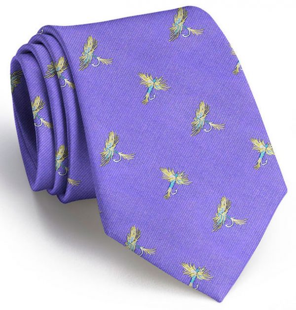 Royal Wulff Club Tie: Extra Long - Purple