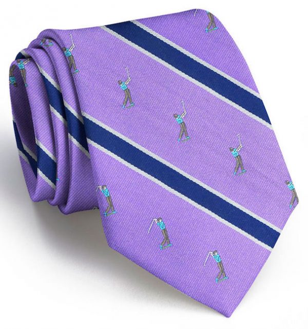 Big Swing Club Tie: Extra Long - Purple
