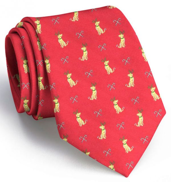 Santa's Helper Club Tie: Boys - Red