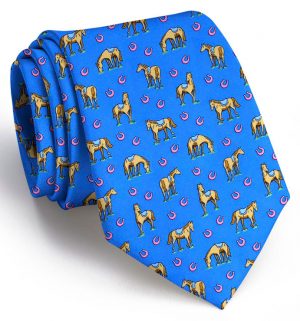 Horsin' Around: Tie - Mid Blue