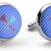 Tee Time: Cufflinks - Light Blue