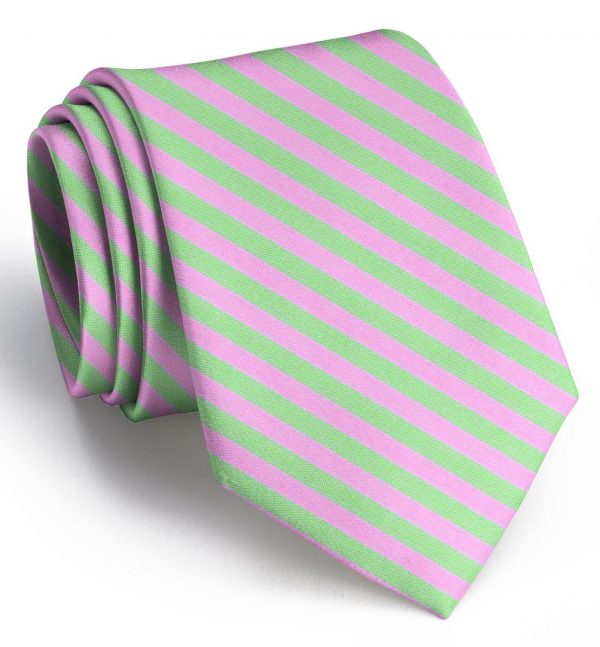 Kiawah: Tie - Pink/Green