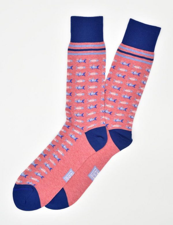 Catch of the Day: Socks - Heather Coral