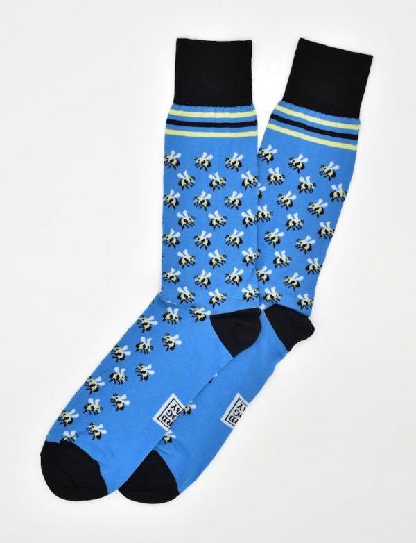 Unbeelievably Waspy: Socks - Blue