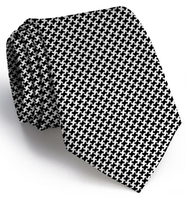 Houndstooth: Tie - Black/White