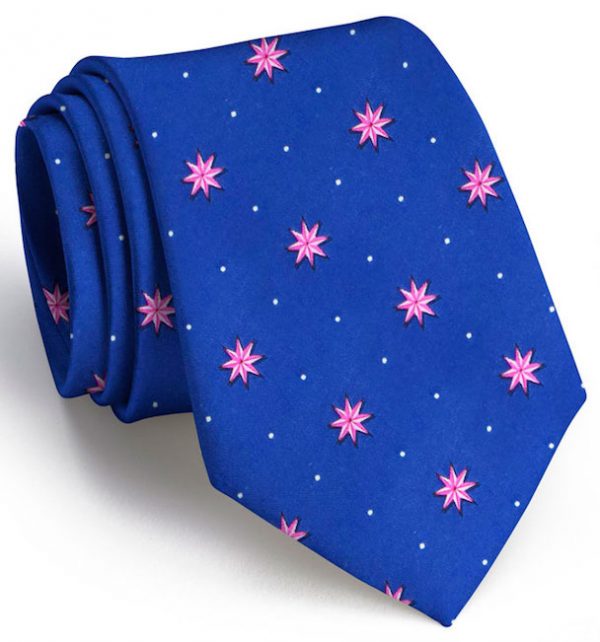 Starry Night: Tie - Navy