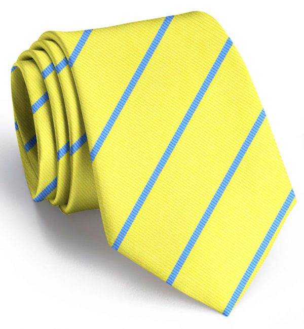 Shipley Stripe: Tie - Yellow