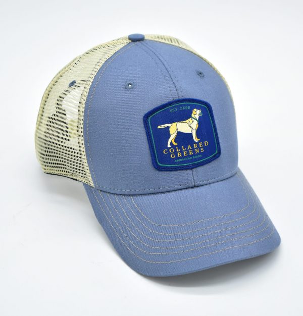 Yellow Lab: Trucker Cap - Shoal Blue