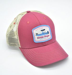 Skiff Dogs Logo: Trucker Cap - Port Side Red