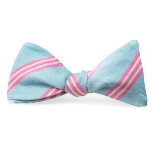 Stafford: Bow Tie - Light Blue/Pink