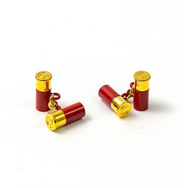 12 Gauge Cufflinks - Red