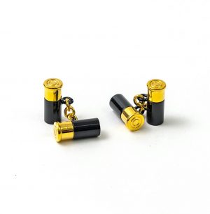 12 Gauge Cufflinks - Black