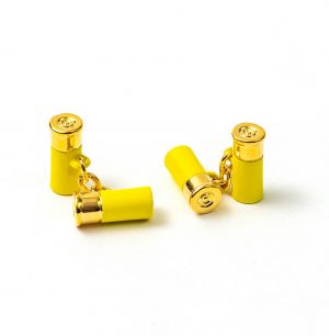 12 Gauge Cufflinks - Yellow