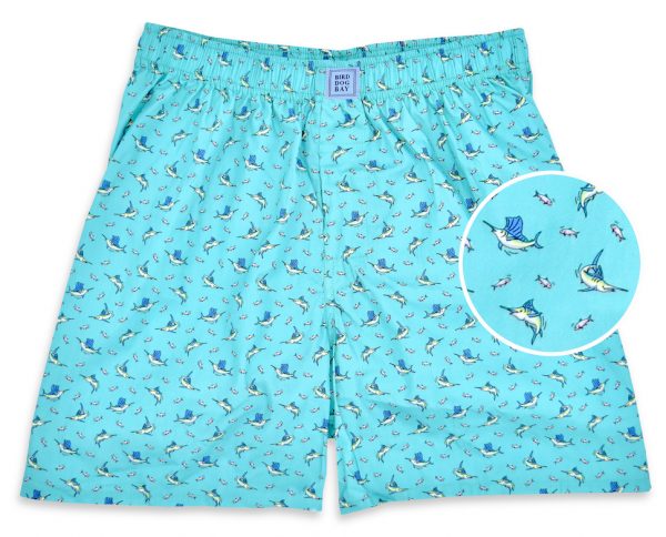 Small Bills: Boxers - Turquoise