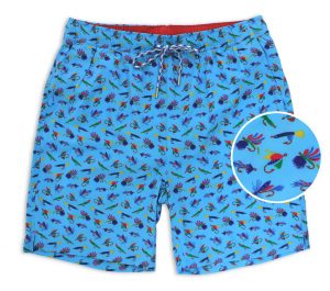 Let It Fly: Swim Trunks - Light Blue