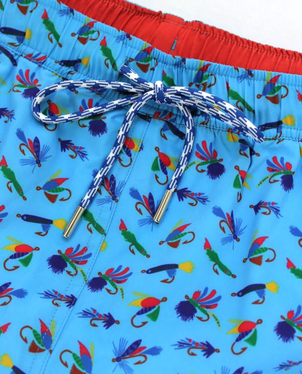 Let It Fly: Swim Trunks - Light Blue