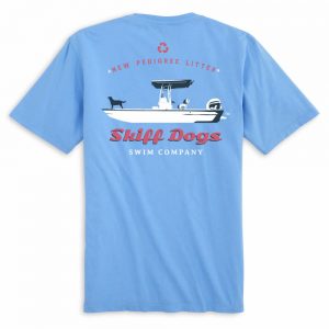 Skiff Dogs: Short Sleeve T-Shirt - Light Blue