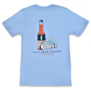 Oysters and Hot Sauce: Short Sleeve T-Shirt - Carolina