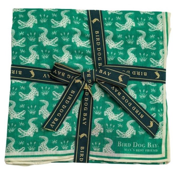 Gator Golf: Cotton Pocket Square - Green