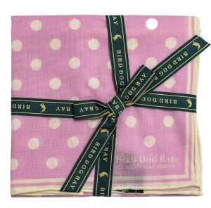 Classic Spots: Cotton Pocket Square - Pink