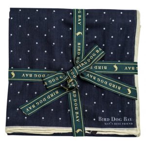 Pinpoint: Cotton Pocket Square - Navy