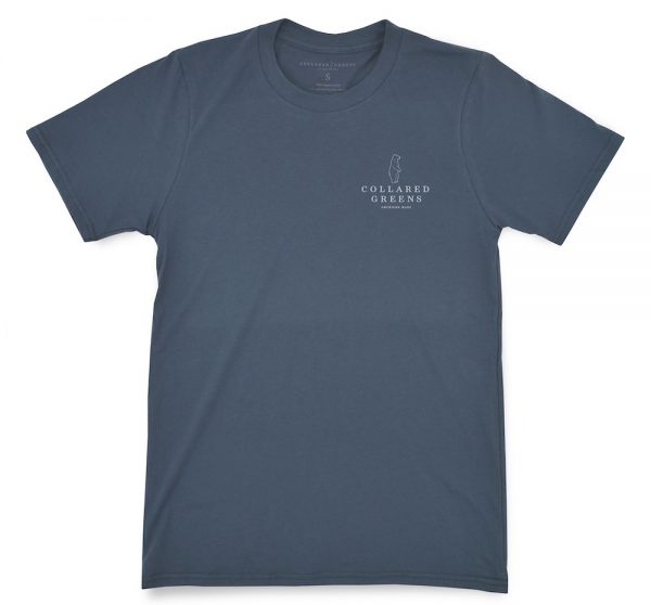 Charleston Rod & Reel: Short Sleeve T-Shirt - Steel Blue