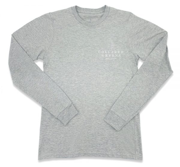 Charleston Rod & Reel: Long Sleeve T-Shirt - Gray