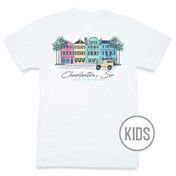 Rainbow Row: Kid's Short Sleeve T-Shirt - White