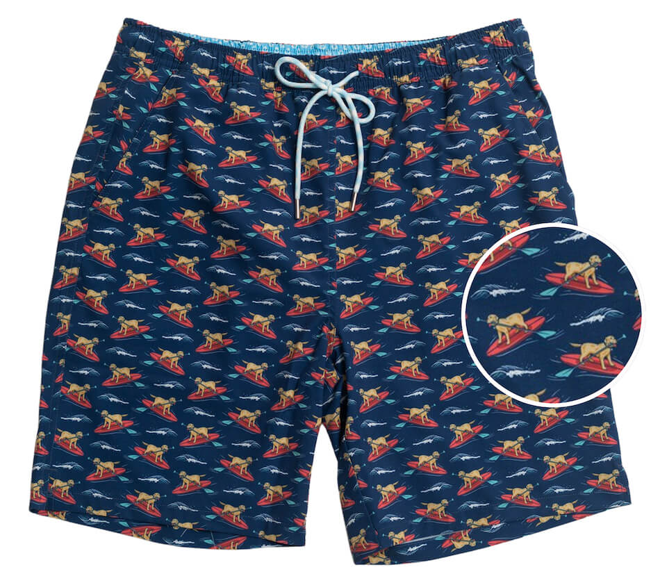 Bird swim trunks store