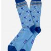 Lacrosse Check: Socks - Blue