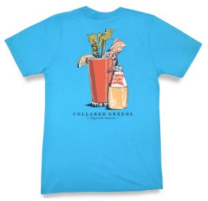 Bloody Mary: Short Sleeve T-Shirt - Aqua
