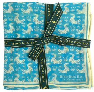 Gator Golf: Cotton Pocket Square - Light Blue