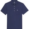 Upcycled Surf Polo: Skiff Dogs - Navy