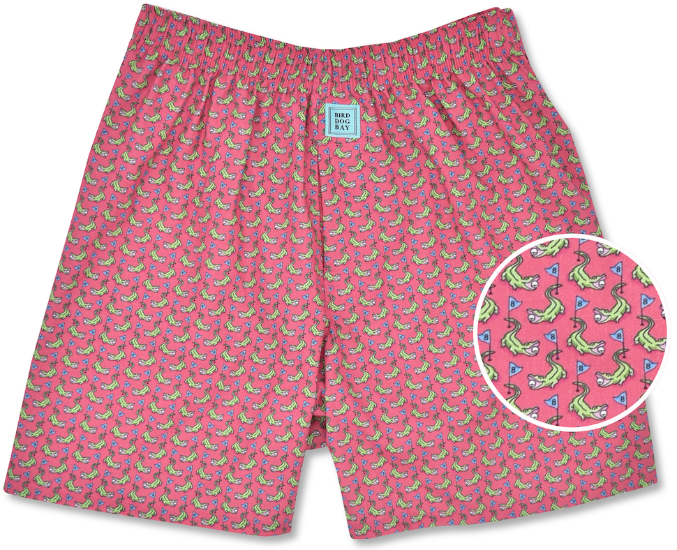 Hazard on Eight: Boxers - Coral (S & L) - Bird Dog BayBird Dog Bay