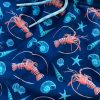 Spiny Lobster Season: Kid's Swim Trunks - Deep Blue