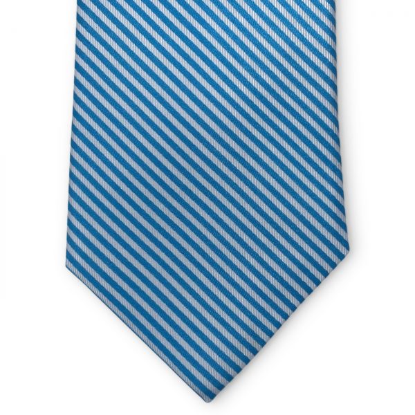 Signature Stripe: Tie - Turquoise