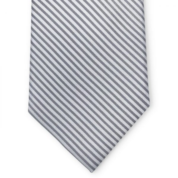 Signature Stripe: Tie - Gray