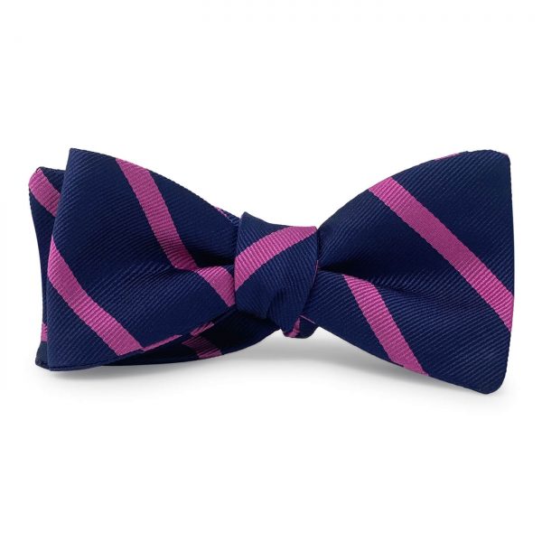 Stowe: Bow - Navy/Pink