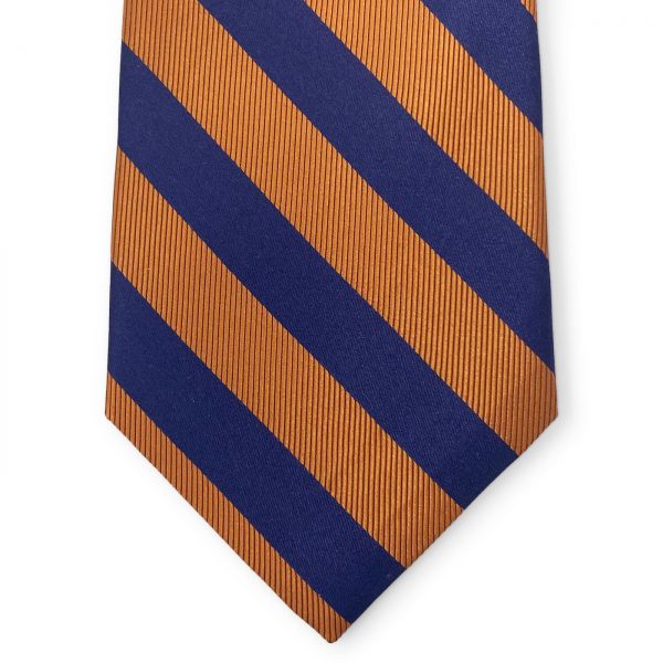 Dulles: Tie - Orange/Navy