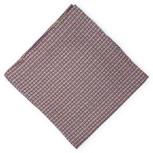 Chair Cane: Silk Pocket Square - Blue