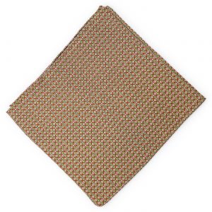 Chair Cane: Silk Pocket Square - Red