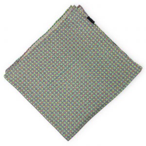 Chair Cane: Silk Pocket Square - Yellow