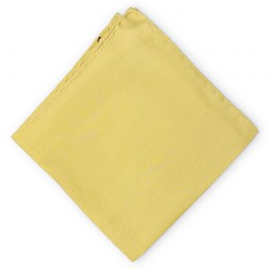 Solid: Silk Pocket Square - Butter