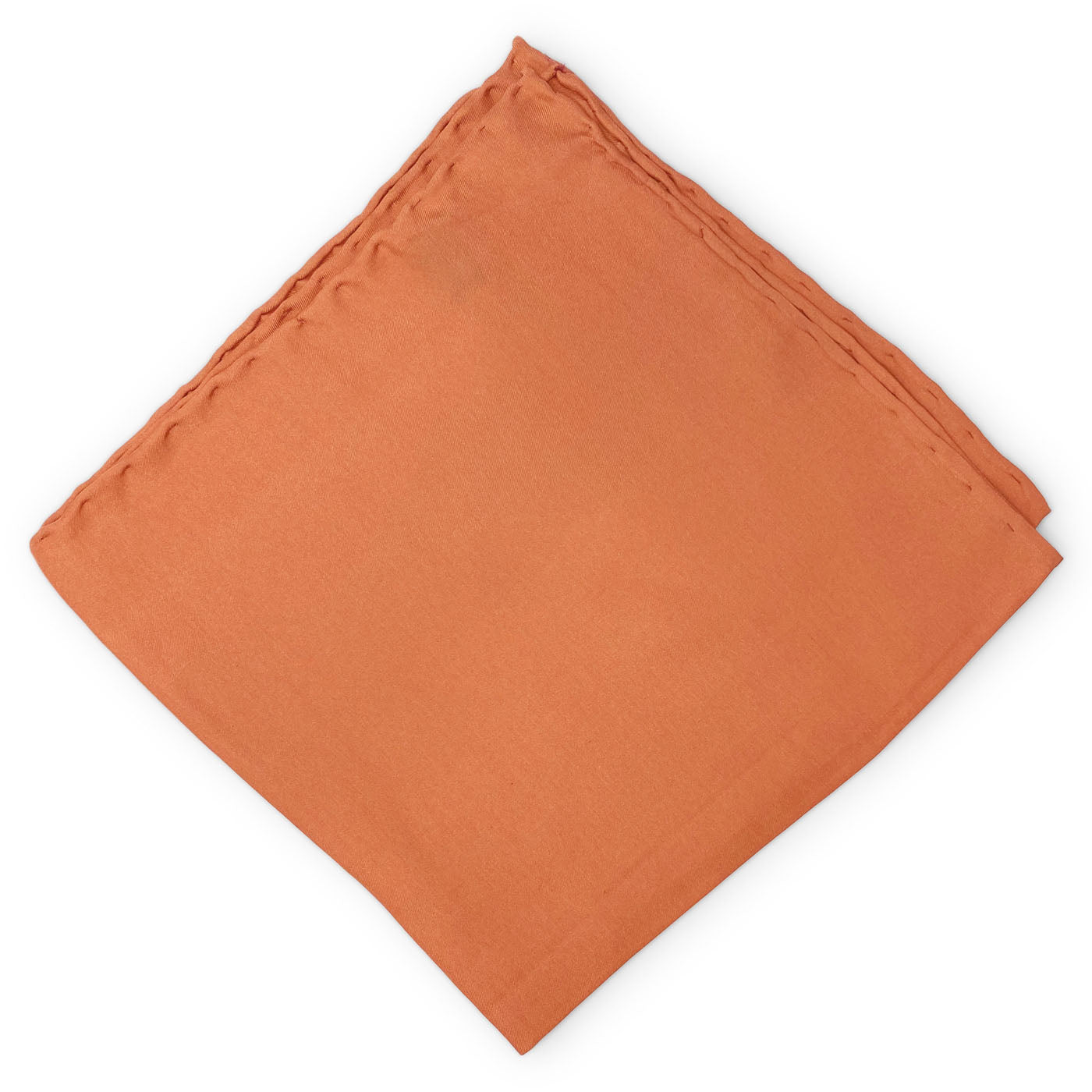 Solid: Silk Pocket Square - Terracotta - Bird Dog BayBird Dog Bay