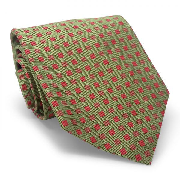 Bespoke Small Squares: Tie - Green