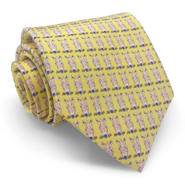 Zebra: Tie - Yellow
