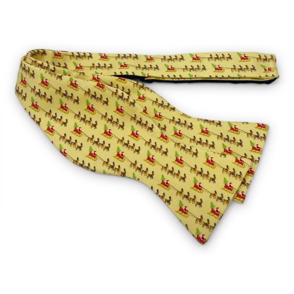 Santa Sleigh: Bow - Yellow