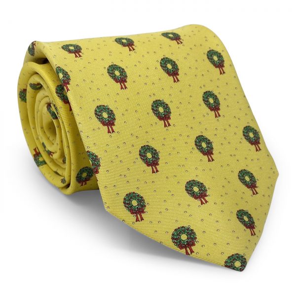 Wreaths: Tie - Yellow