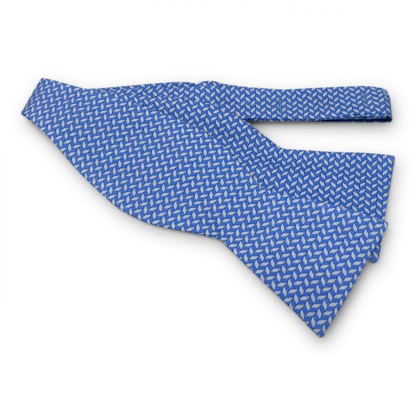 Herringbone: Bow - Blue